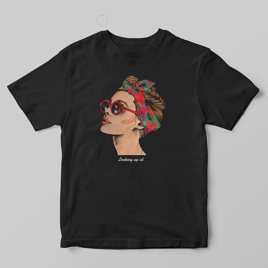 Looking up T-shirt