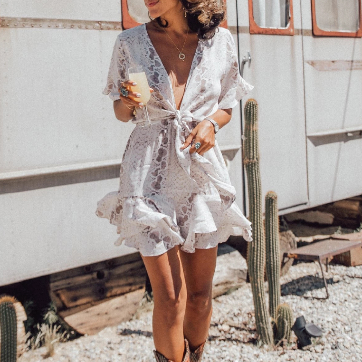 Snake Summer Dress