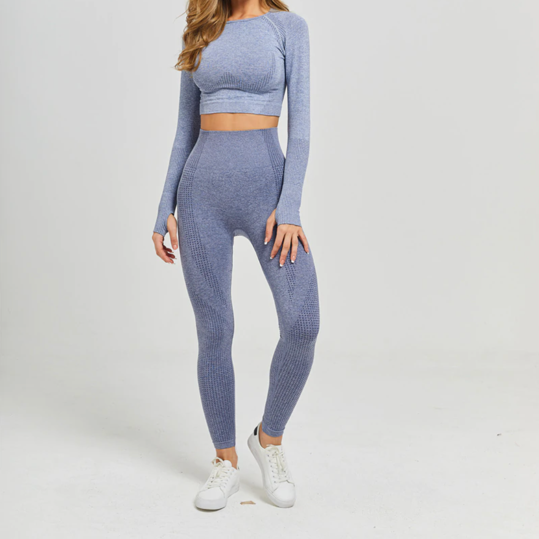 Long Sleeve SEAMLESS BRA & LEGGINGS SET