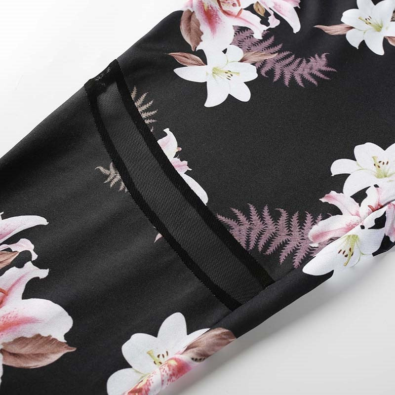 Flower BRA & LEGGINGS SET