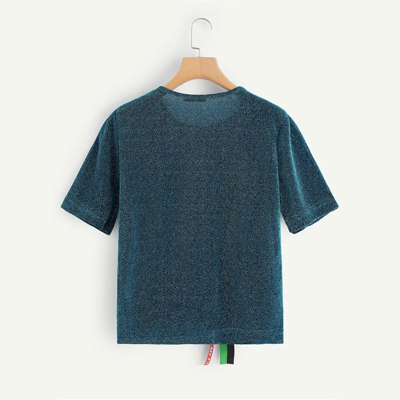 Turquoise tee
