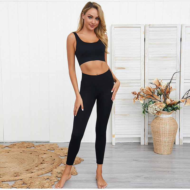 FLEX BRA & LEGGINGS SETS - BLACK