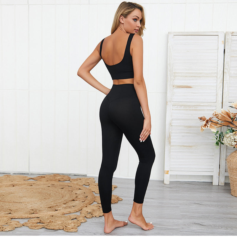 FLEX BRA & LEGGINGS SETS - BLACK