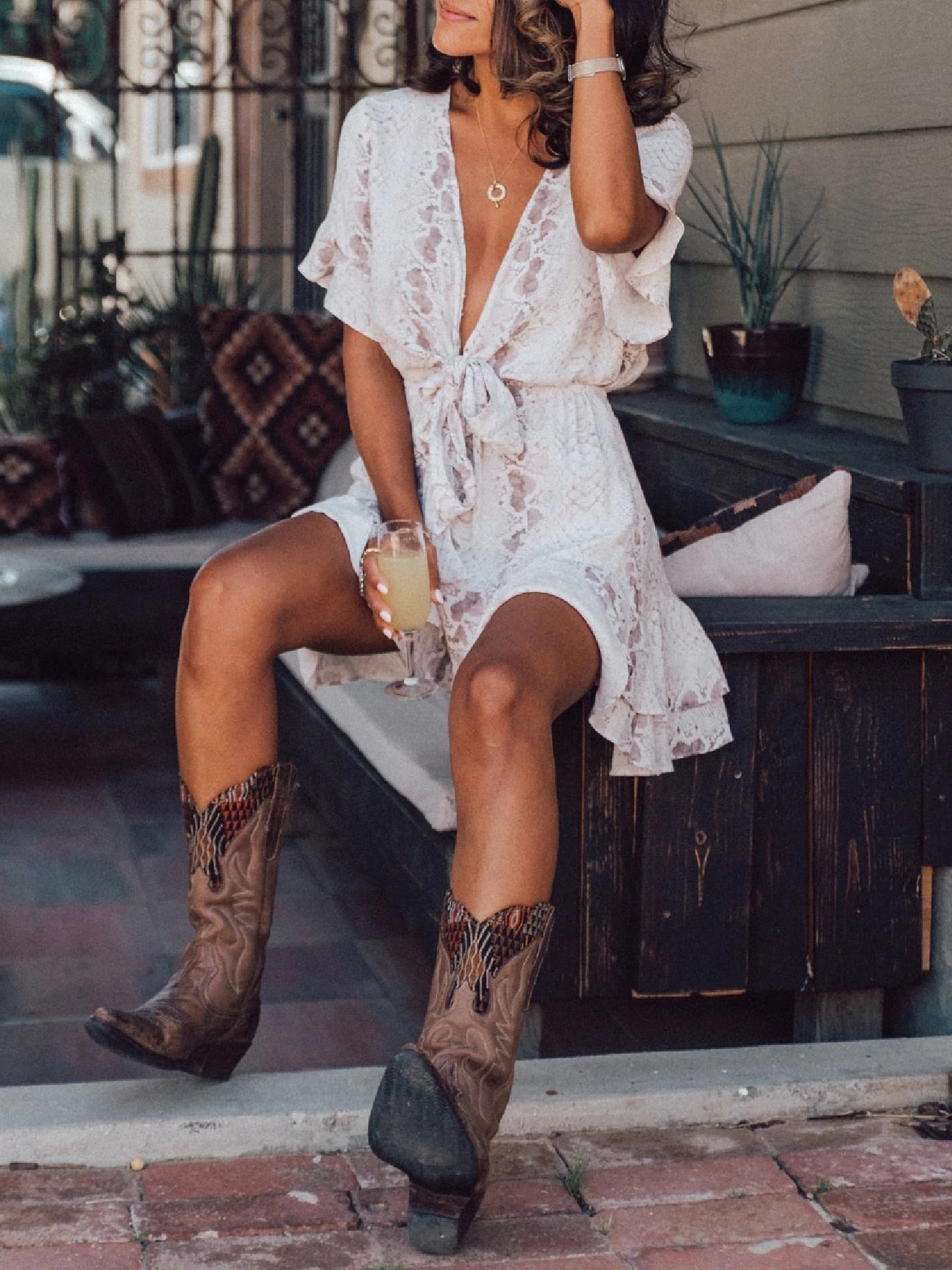 Snake Summer Dress