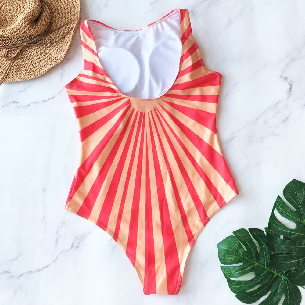 Tropical One Piece Swimsuit