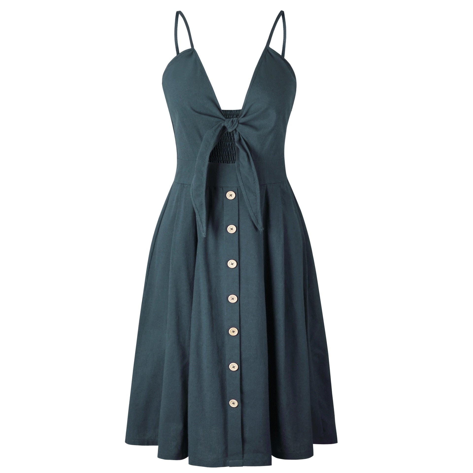 Blue Polka summer dress