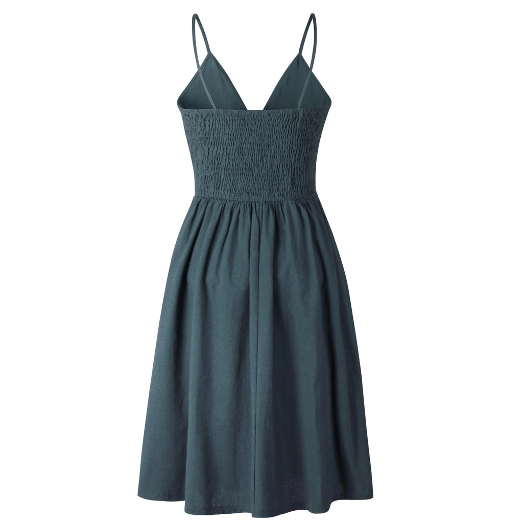 Blue Polka summer dress