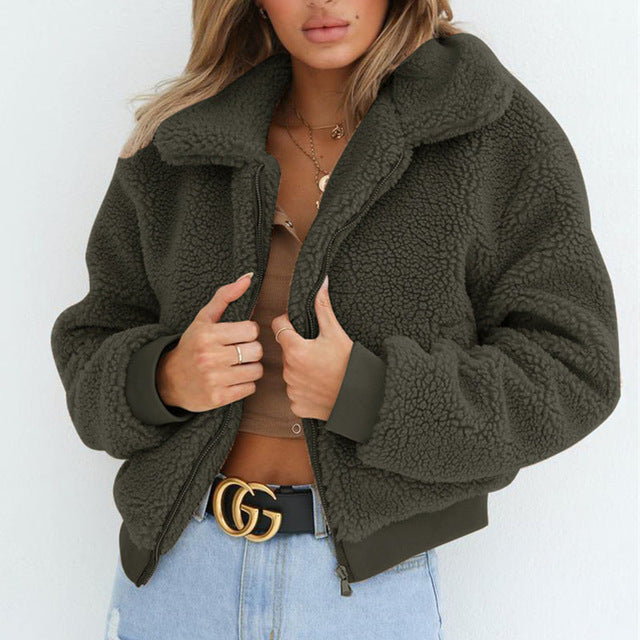 Fluffy jacket