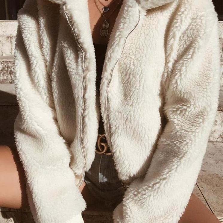 Fluffy jacket